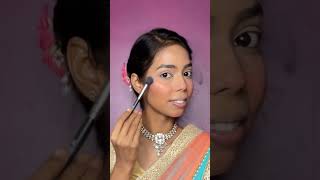 Makeup Tutorial for Saree Look 😱😱😱😱 day 1060 makeup tutorial ✨makeuptutorial shorts makeup [upl. by Yornek271]