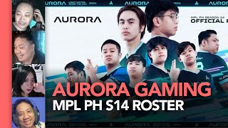 Aurora Gaming MPL PH S14 roster Kasama OhMyV33nus at Wise [upl. by Careaga]