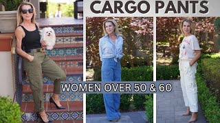 How to Style Cargo Pants making them Comfortable amp Classy Perfect Option For Women Over 50 amp 60 [upl. by Algar]