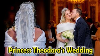 Princess Theodora of Greece marries Matthew Kumar in beautiful ceremony [upl. by Ydnelg]