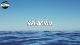 Sech  Relación LetraLyrics [upl. by Elburt]