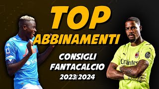 ABBINAMENTI ATTACCANTI e PORTIERI  Consigli Asta Fantacalcio 202324 [upl. by Atirhs]