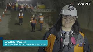 Video Sacyr Alcanzamos el cale del túnel Cerro Chepe Chile [upl. by Elyc]