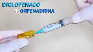 Cómo prepara Diclofenaco con Orfenadrina – Fácil [upl. by Ociredef]