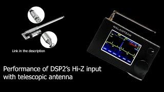 Performance of Malahit DSP2s Hi Z input with telescopic antenna [upl. by Eniotna557]