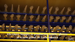 How US Glove Supply is making nitrile gloves in Lackawanna [upl. by Leese]