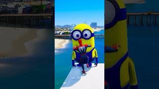 GTA 5 Epic Water Ragdolls  SpiderMan Jumps  Fails ep80 shorts [upl. by Hertzog]