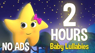 NO ADS  Twinkle Twinkle Little Star  Calming Sensory Animation  Baby Songs – Fall Asleep 🌙✨ [upl. by Anawait]