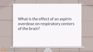 How does an aspirin overdose effect respiration [upl. by Charie]