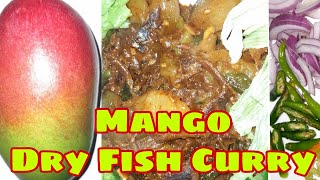 Mango Dry Fish Milk CurrySimple Sri Lankan Recipe [upl. by Ahso]