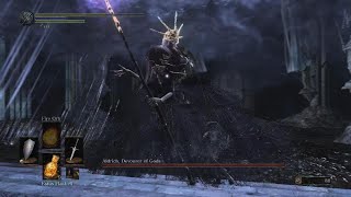 DARK SOULS III  Aldrich Devourer of Gods Boss Fight [upl. by Teilo835]