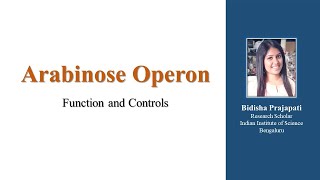 Arabinose Operon for CSIRNET [upl. by Smoht]