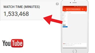 ✔How to Find Total Watch Hours on YouTube Android [upl. by Alayne270]