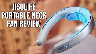 JisuLife Portable Neck Fan Review  Must have Summer gadgets [upl. by Trotter316]