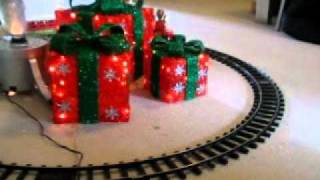 Train Set Around Christmas Tree In Christmas 2010 [upl. by Endora965]