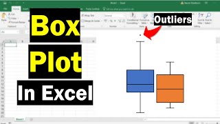 How To Create A Box Plot In Excel Including Outliers [upl. by Landau685]