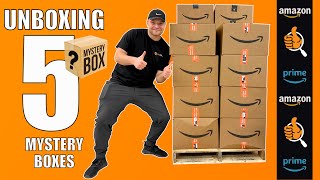 UNBOXING 50 AMAZON MYSTERY BOXES  A TRUE Review [upl. by Iknarf]