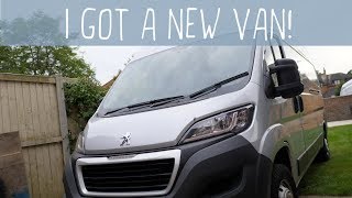 I GOT A NEW VAN Peugeot Boxer L3H2 Camper Van Conversion [upl. by Retseh]