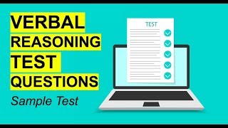 VERBAL REASONING TEST Questions amp Answers Tips Tricks and Questions [upl. by Helman]