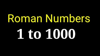 Roman Numerals From 1 to 100  Learn Roman Numbers 1 to 100  Roman Numbers 1 to 100  roman ank [upl. by Kleinstein558]