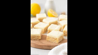 Easy Lemon Coconut Slice NoBake amp GlutenFree [upl. by Niamrej]