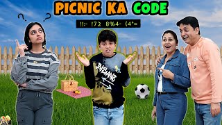 PICNIC KA CODE  Family Comedy Eating Challenge  Aayu and Pihu Show [upl. by Pape762]