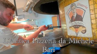 The most iconic Pizzeria Napoletana in the world L’Antica Pizzeria da Michele Bari branch [upl. by Jordana]