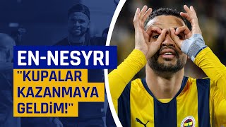 Fenerbahçeye Kupalar Kazanmaya Geldim  Youssef EnNesyri İmza Töreni [upl. by Ronnholm510]