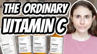 ALL THE ORDINARY VITAMIN C PRODUCTS Dermatologist Review  Dr Dray [upl. by Acinoda]