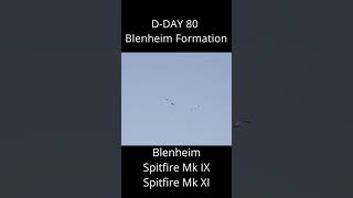 Eastbourne Airshow 2024  Blenheim Formation DDay 80 dday worldwar2 [upl. by Nehtanoj]