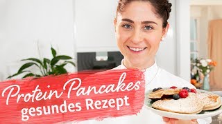 Gesunde Protein Pancakes  Fitness Food [upl. by Ramsay954]