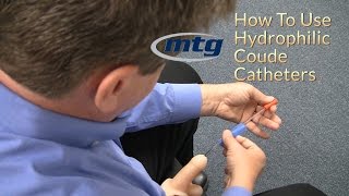 How To Use A Urinary Hydrophilic Coude Catheter [upl. by Innig]