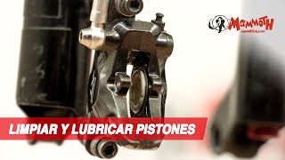 Cómo limpiar y lubricar los pistones de los frenos de disco de bicicleta [upl. by Lenard]