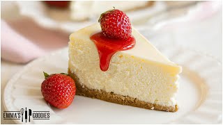 The Easiest New York CHEESECAKE RECIPE  NO Water Bath [upl. by Aneekal]