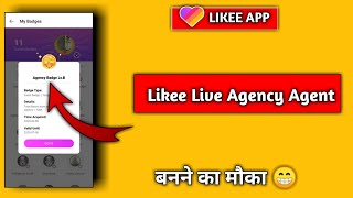 How to get Likee Live agents kaise banyeLikee App Par Agent bannye ka moka Likee App agents verify [upl. by Rezzani]