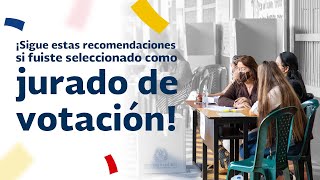 ¡Sigue estas recomendaciones si fuiste seleccionado como jurado de votación [upl. by Deanna291]