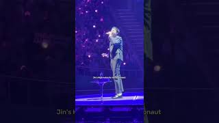 Jin singing the astronaut high notes so smoothly 😍 [upl. by Air]