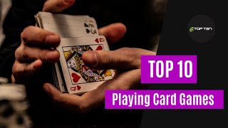 Top 10 Playing Card Games Of All Time  Trading Card Games in 2021 [upl. by Hsur808]