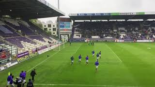 Spelersopkomst Beerschot Wilrijk en Antwerp [upl. by Cesaro824]