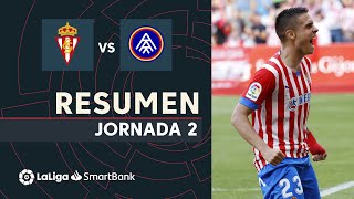 Resumen de Real Sporting vs FC Andorra 41 [upl. by Michi547]