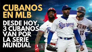 Cubanos en MLB Desde hoy tres cubanos van por la Serie Mundial [upl. by Pease878]