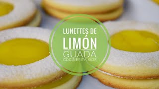 LUNETTES DE LIMÓN  GALLETAS DE LIMÓN  RECETA FÁCIL  RECETA RIQUÍSIMA [upl. by Brendis]