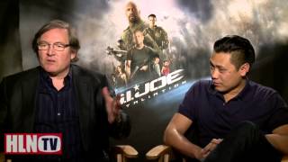 GI JOE RETALIATION interviews producer Lorenzo Di Bonaventura en regisseur Jon Chu [upl. by Cletis]