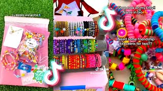 📿 Clay Bead Bracelet Making 💰 Small Business TikTok Compilation 88 [upl. by Eenalem]