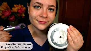 Detailed Ear Examination Tons of Ear Palpation Otoscope Indication Trigger 🩺 ASMR Medical RP [upl. by Battiste207]