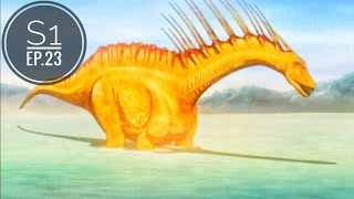 Dinosaur King HindiEp23 Season 1 A Loch Ness Mess Amargosaurus Use Headphones 🎧 [upl. by Evatsug]