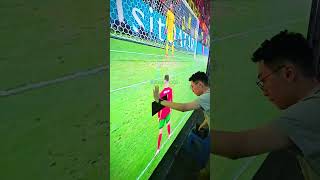 Do you know that he is the star ledscreen ledvideowall football eagerledronaldo cr7 [upl. by Akinwahs]