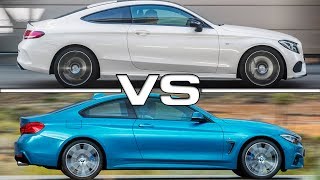 2017 Mercedes AMG C43 Coupe vs 2017 BMW M440i Coupe [upl. by Danica]