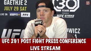 UFC 291 Poirier vs Gaethje 2 PostFight Press Conference Live Stream [upl. by Aryn104]