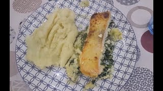 Pavés de saumon aux épinards  سلمون بالسبانخ [upl. by Amato]